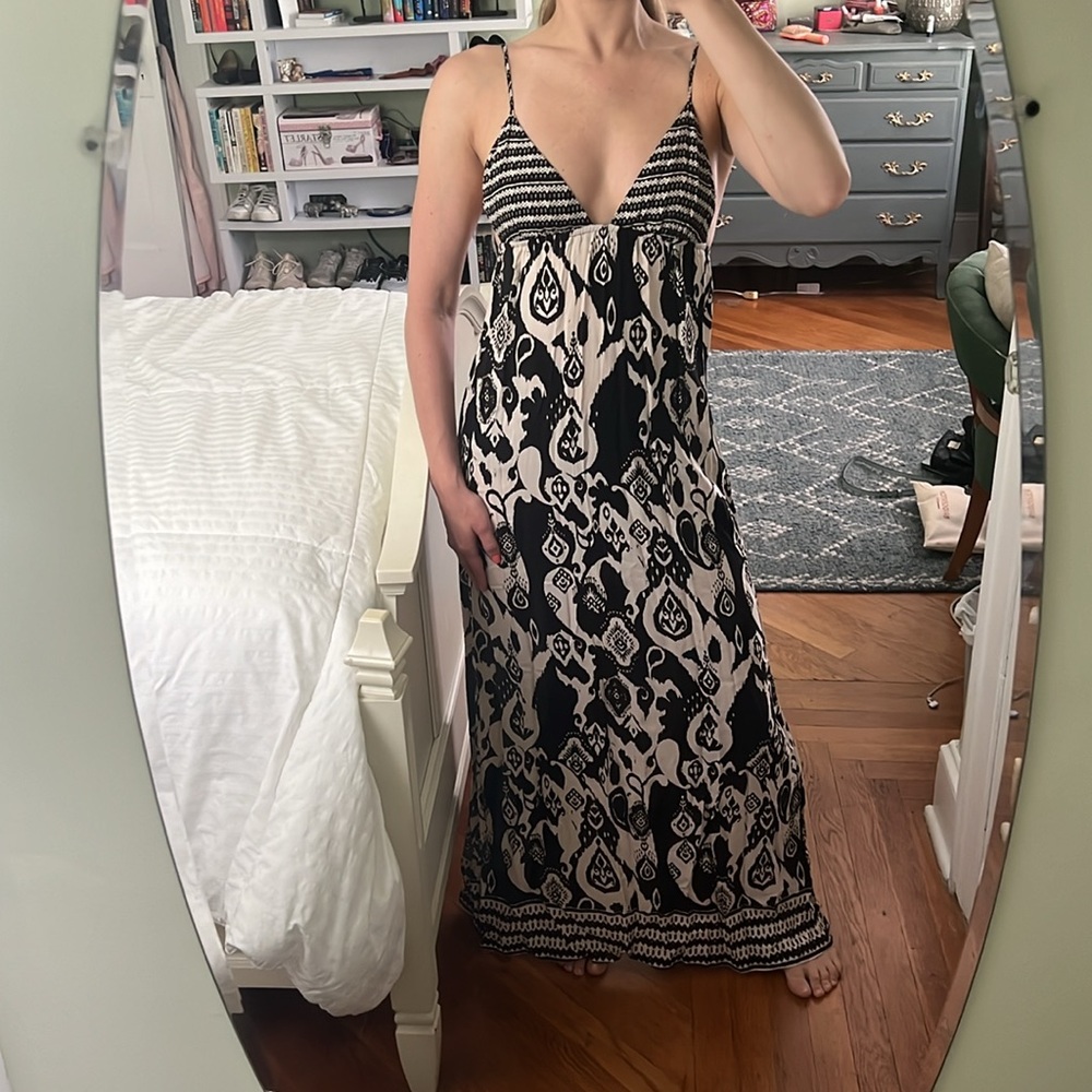F21 Tribal Print Maxi Dress